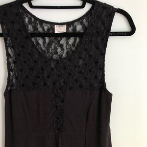 Free People Black Bodycon Dress